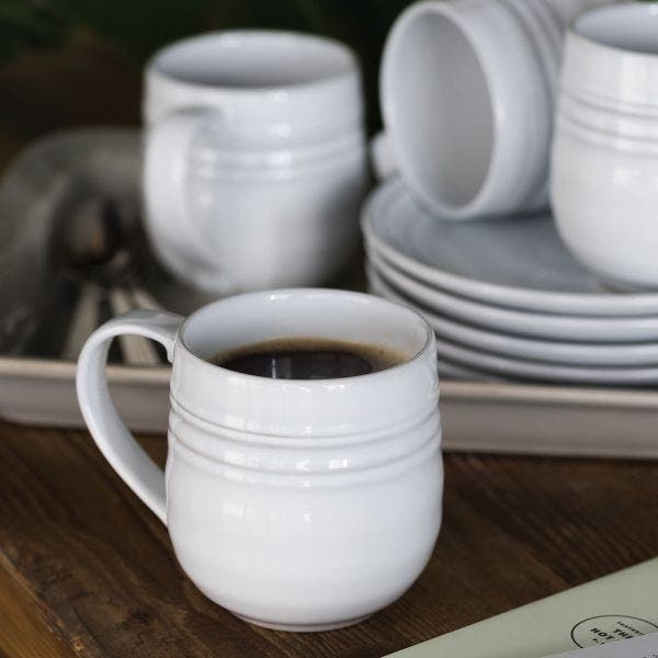 Mainstays Artic White Stoneware Mug