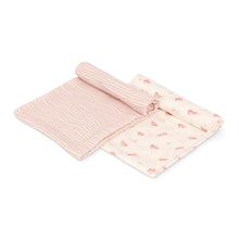 Load image into Gallery viewer, Bunny &amp; Pink Swaddle Set
