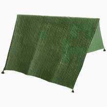 Load image into Gallery viewer, Velvet Moss Throw, Green
