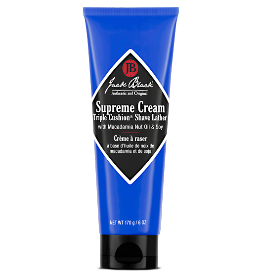 Jack Black Supreme Cream Triple Cushion Shave Lather, 6 oz