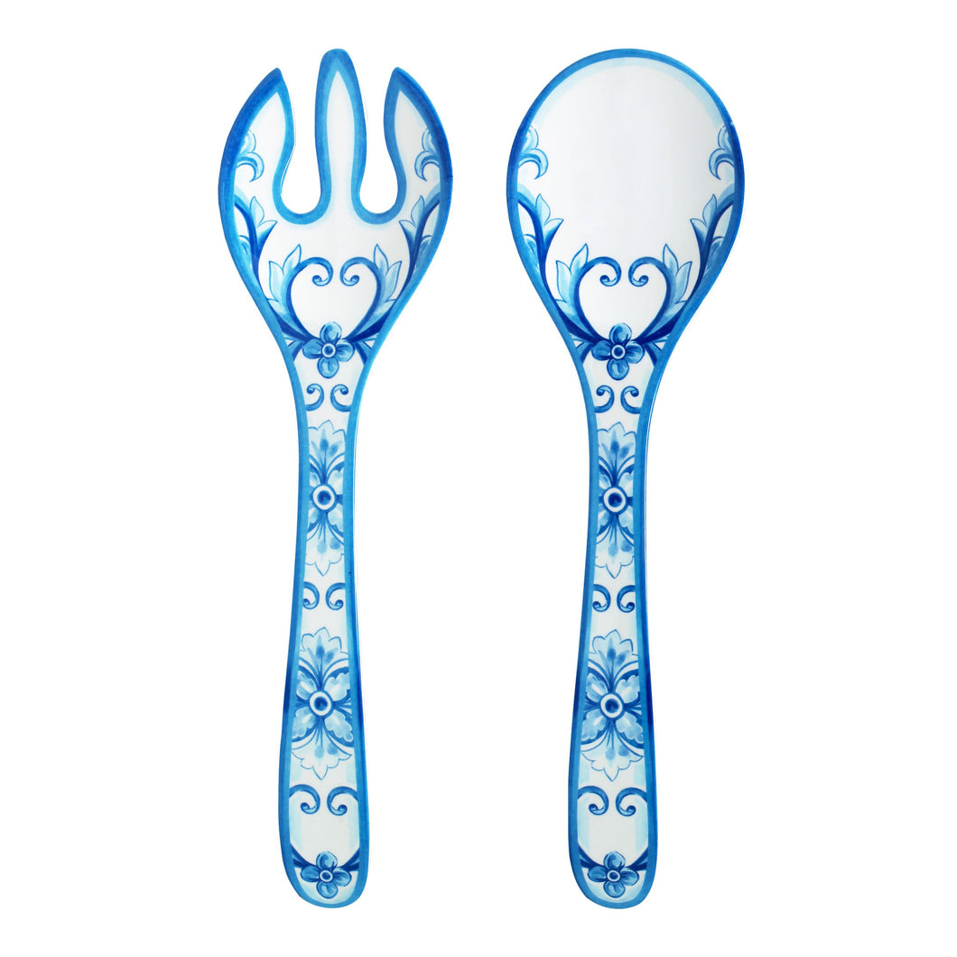 Mallorca Blue Salad Servers