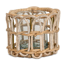 Load image into Gallery viewer, Provence Rattan Tealight, Whitewash
