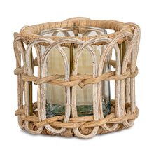 Load image into Gallery viewer, Provence Rattan Tealight, Whitewash
