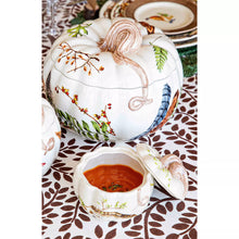 Load image into Gallery viewer, Forest Walk Pumpkin Lidded Soup Bowl
