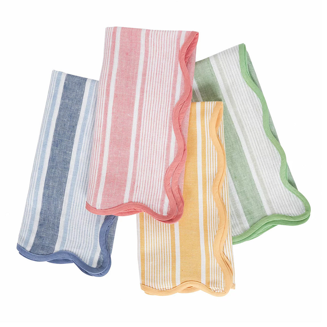 Cabana Stripe Napkin, Assorted Set of 4