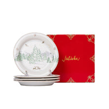 Load image into Gallery viewer, Berry &amp; Thread North Pole Side/Cocktail Plates, Set of 4
