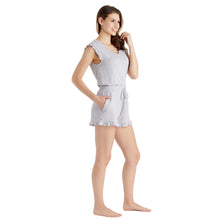 Load image into Gallery viewer, Dream Ruffle Top &amp; Short Set, Heather Grey
