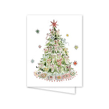 Load image into Gallery viewer, Paper Chain Tree Holiday Cards, Boxed Set of 8
