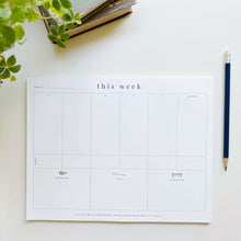 Load image into Gallery viewer, This Week- Weekly Planner Notepad
