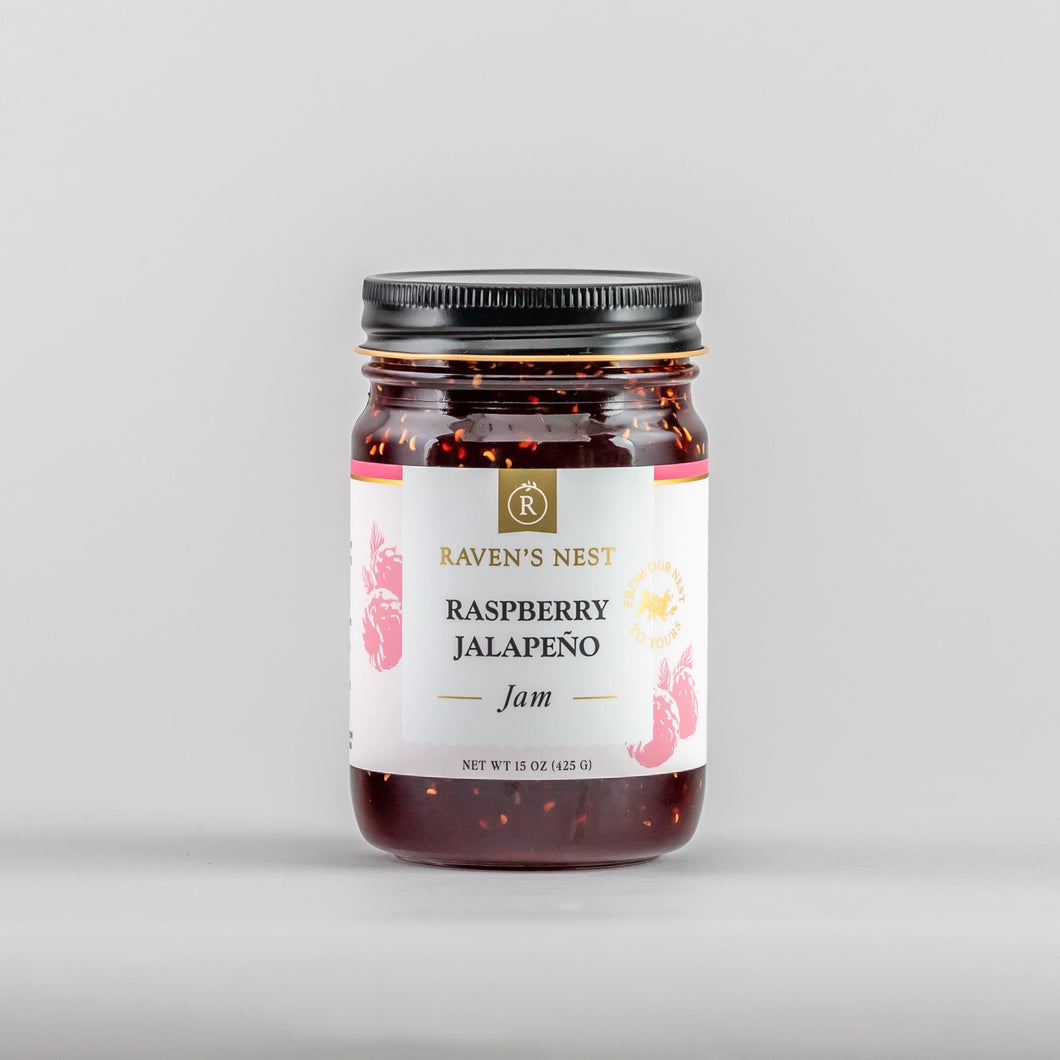 Raspberry Jalapeno Jam, 20 oz