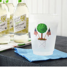 Load image into Gallery viewer, Patriotic Topiary Tree Shatterproof Cups
