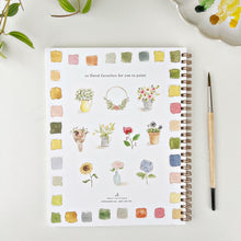 Load image into Gallery viewer, Flowers Watercolor Workbook
