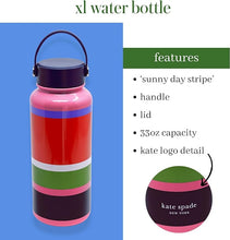 Load image into Gallery viewer, Stainless Steel XL Water Bottle, Sunny Day Stripe
