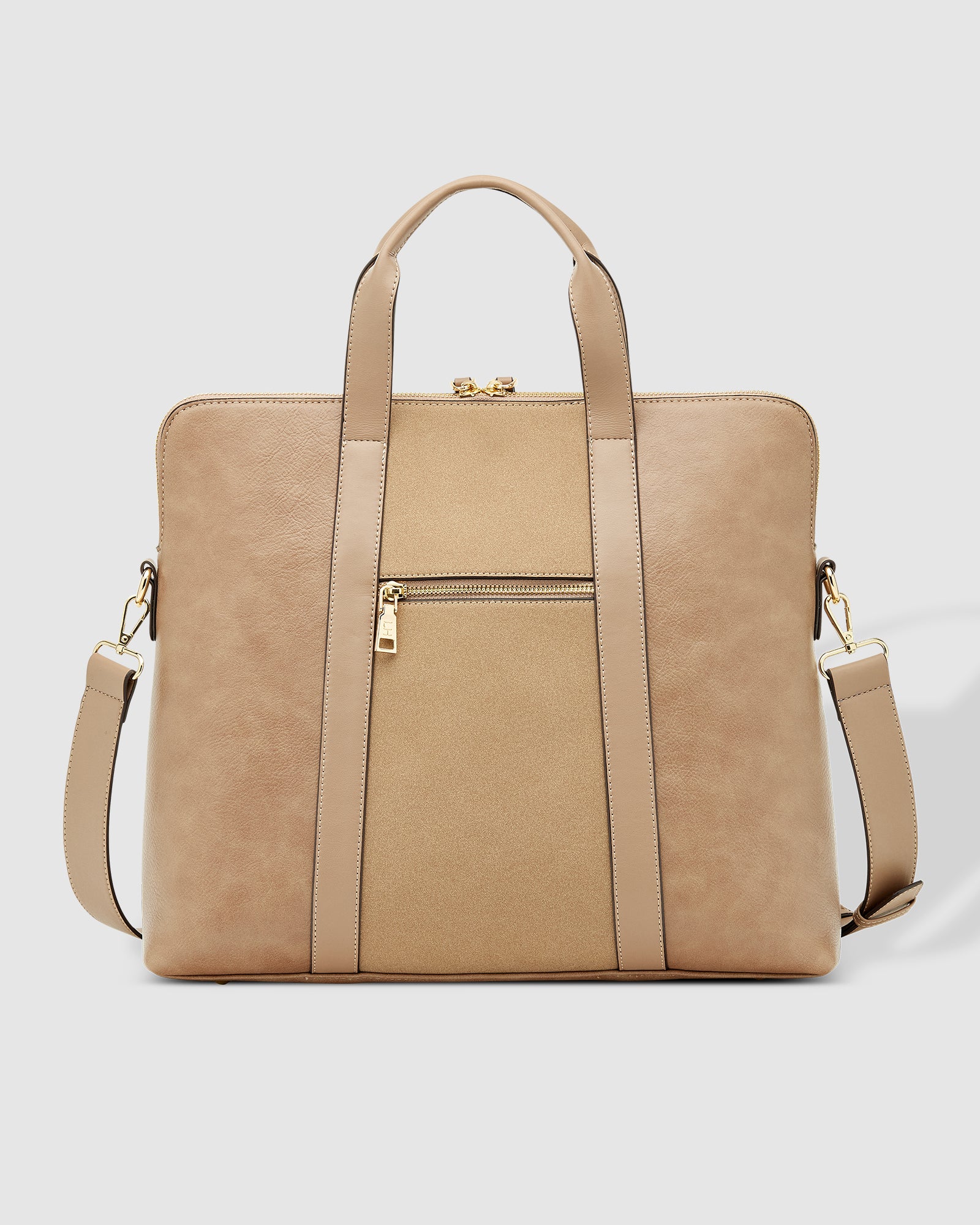 Rhodes Suede Laptop Bag Frappe