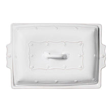 Load image into Gallery viewer, Berry &amp; Thread 13&quot; Rectangular Baker with Lid, Whitewash
