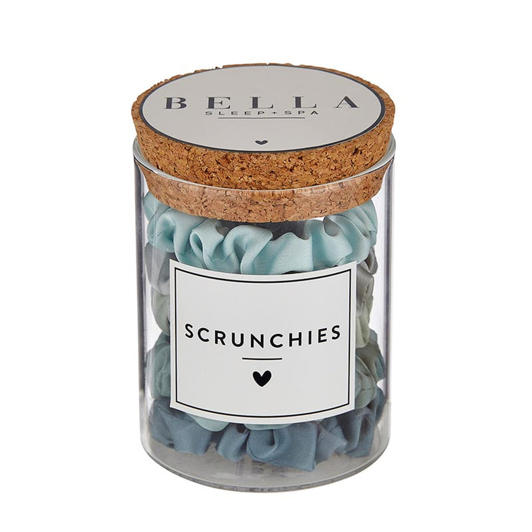 Satin Scrunchies Jar, Beach Ombre