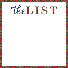 Load image into Gallery viewer, &quot;The List&quot; Tartan SLAB notepad
