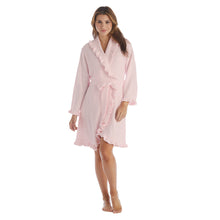 Load image into Gallery viewer, Ruffle Chenille Robe, Pink
