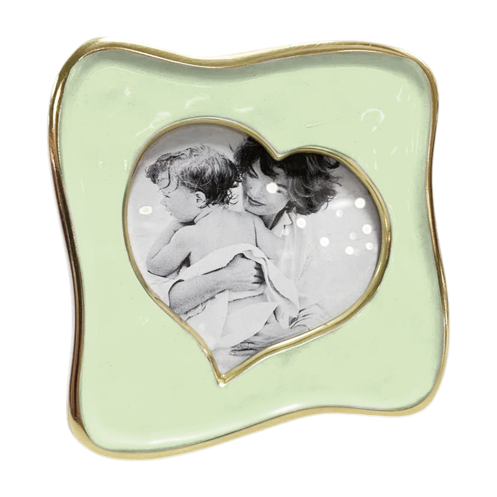 ENCANTO Curved Heart Frame, 5x5 | Pistachio