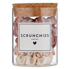 Load image into Gallery viewer, Satin Scrunchies Jar, Blush Ombre
