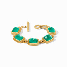 Load image into Gallery viewer, Cheval Stone Bracelet, Iridescent Emerald Green
