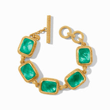 Load image into Gallery viewer, Cheval Stone Bracelet, Iridescent Emerald Green
