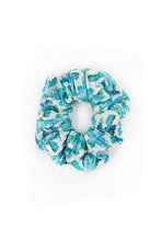 Load image into Gallery viewer, Pleated Scrunchie, Fern Blue
