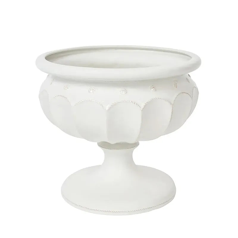 Berry & Thread Large Decorative Urn, Whitewash