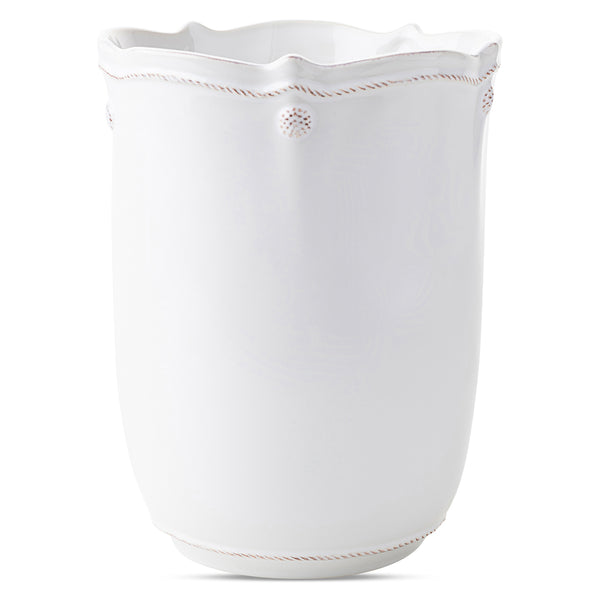 Berry & Thread Wastebasket, Whitewash