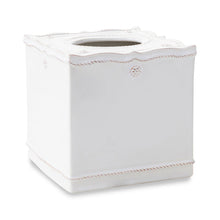 Load image into Gallery viewer, Berry &amp; Thread Tissue Box Cover, Whitewash
