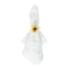 Load image into Gallery viewer, Meadow Walk Daffodil Napkin Ring, Set of 4 | Yellow
