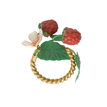 Load image into Gallery viewer, Meadow Walk Floral Napkin Rings, Assorted Set of 4
