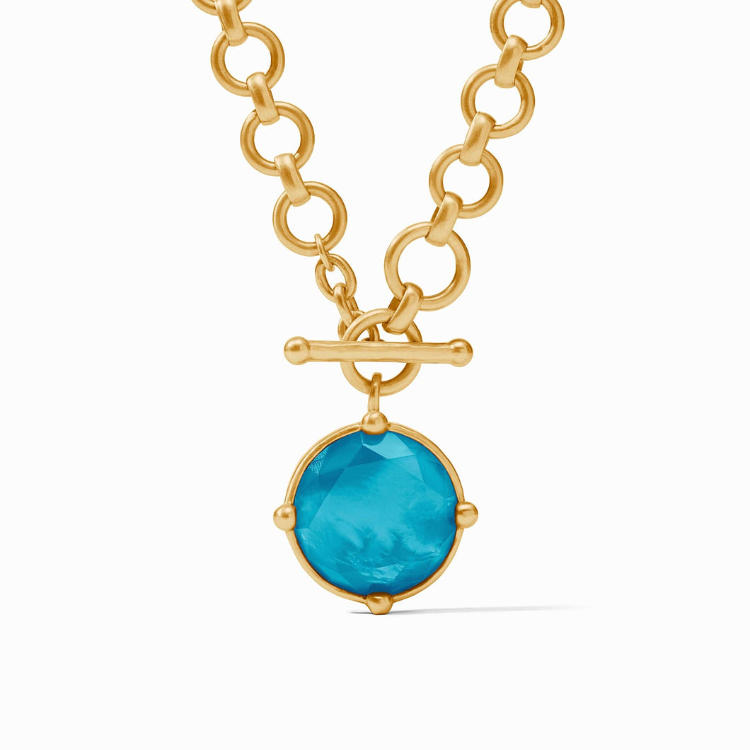 Honeybee Demi Necklace, Iridescent London Blue