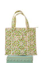 Load image into Gallery viewer, On the Road Quilted Tote, Chelsea Gardens
