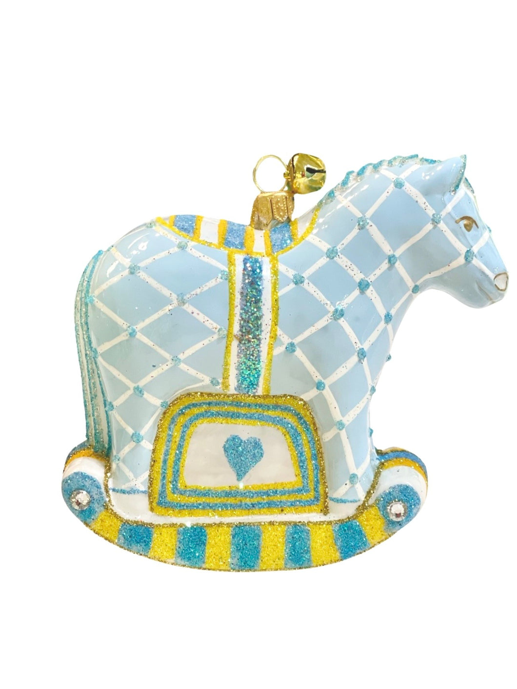 Rockabye Baby Ornament, Blue