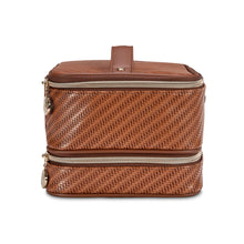 Load image into Gallery viewer, Jenny Train Case, Rosewood | Cognac
