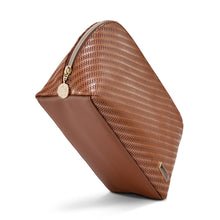 Load image into Gallery viewer, Lola Makeup Bag, Rosewood | Cognac
