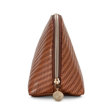 Load image into Gallery viewer, Lola Makeup Bag, Rosewood | Cognac
