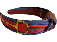 Load image into Gallery viewer, Saddle Up Italian Silk Knotted Headband
