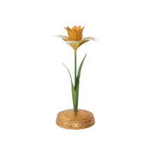 Load image into Gallery viewer, Meadow Walk Daffodil 9&quot; Candlestick, Yellow
