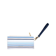 Load image into Gallery viewer, Travel Wallet, Blue Stripe
