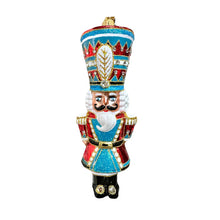 Load image into Gallery viewer, Major Filbert Ornament, Blue/Red
