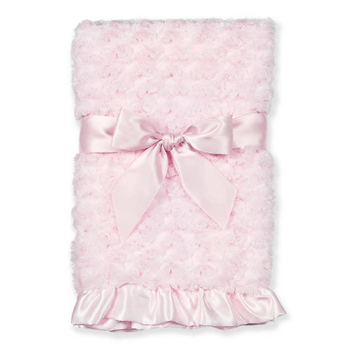 Silky Soft Crib Blanket - Pink