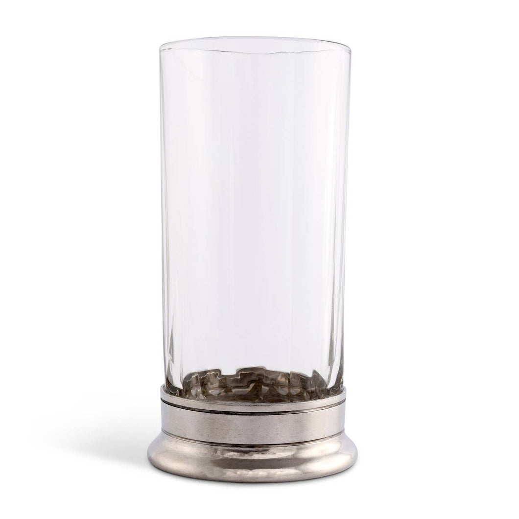 Hatched Glass Highball