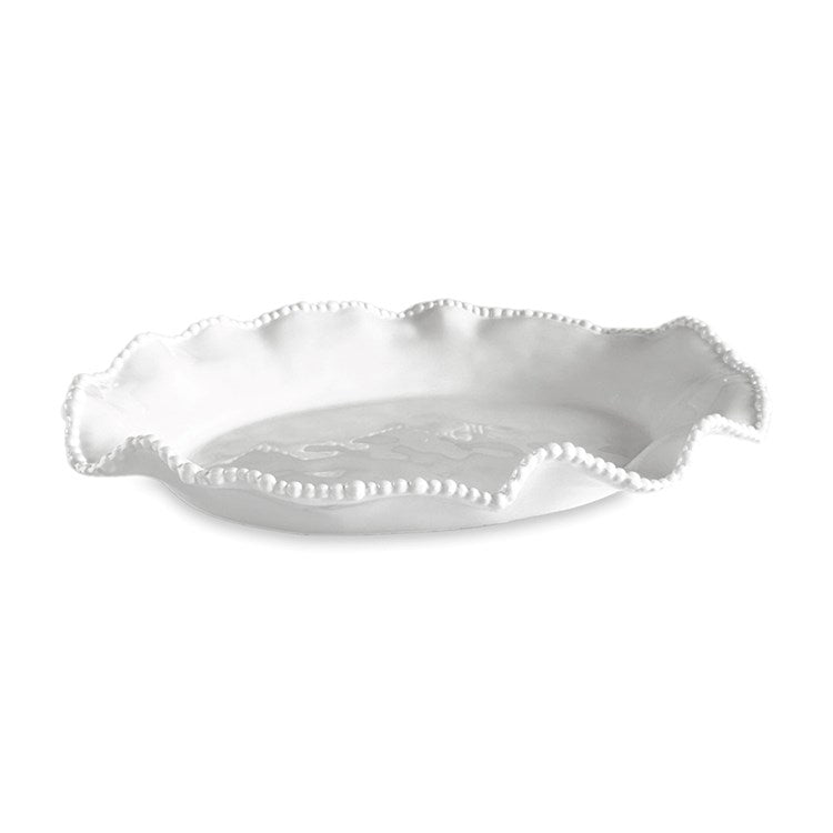 VIDA Alegria Oval Platter, White