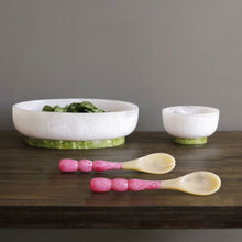 Load image into Gallery viewer, RESIN Rio Bubble Salad Servers, Pink
