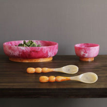 Load image into Gallery viewer, RESIN Rio Bubble Salad Servers, Orange
