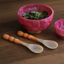 Load image into Gallery viewer, RESIN Rio Bubble Salad Servers, Orange
