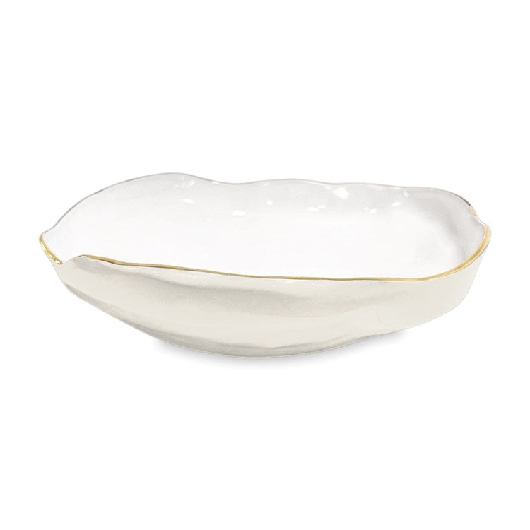 ENCANTO Nuevo Large Bowl, Cream & White