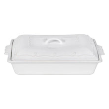 Load image into Gallery viewer, Berry &amp; Thread 13&quot; Rectangular Baker with Lid, Whitewash
